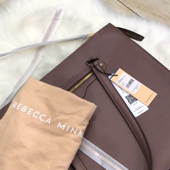 RM Always On Side Zip Regan Tote Mink NWT - Picture 4 of 11